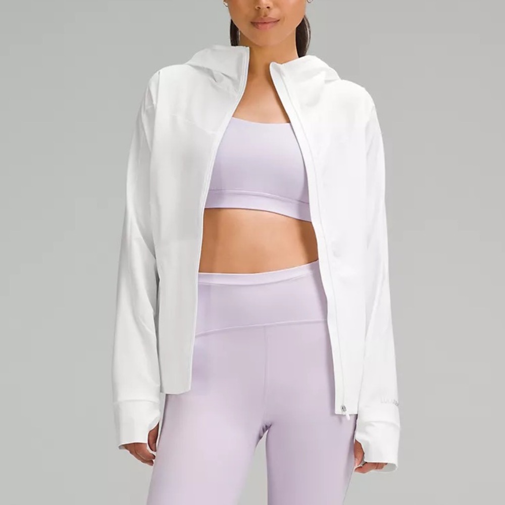 NWT Lululemon Mist Over White Windbreaker